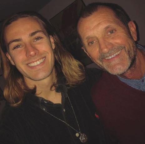 Jackson Irvine with his beloved father Steve Irvine